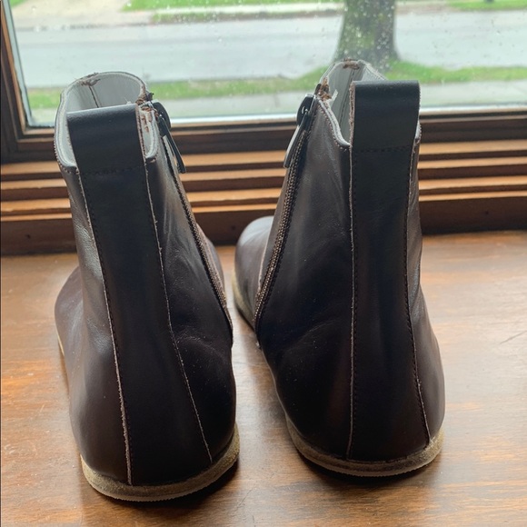 women's Brown Leather barefoot boots/barefoot shoes size 38/7.5-8 - Picture 4 of 8